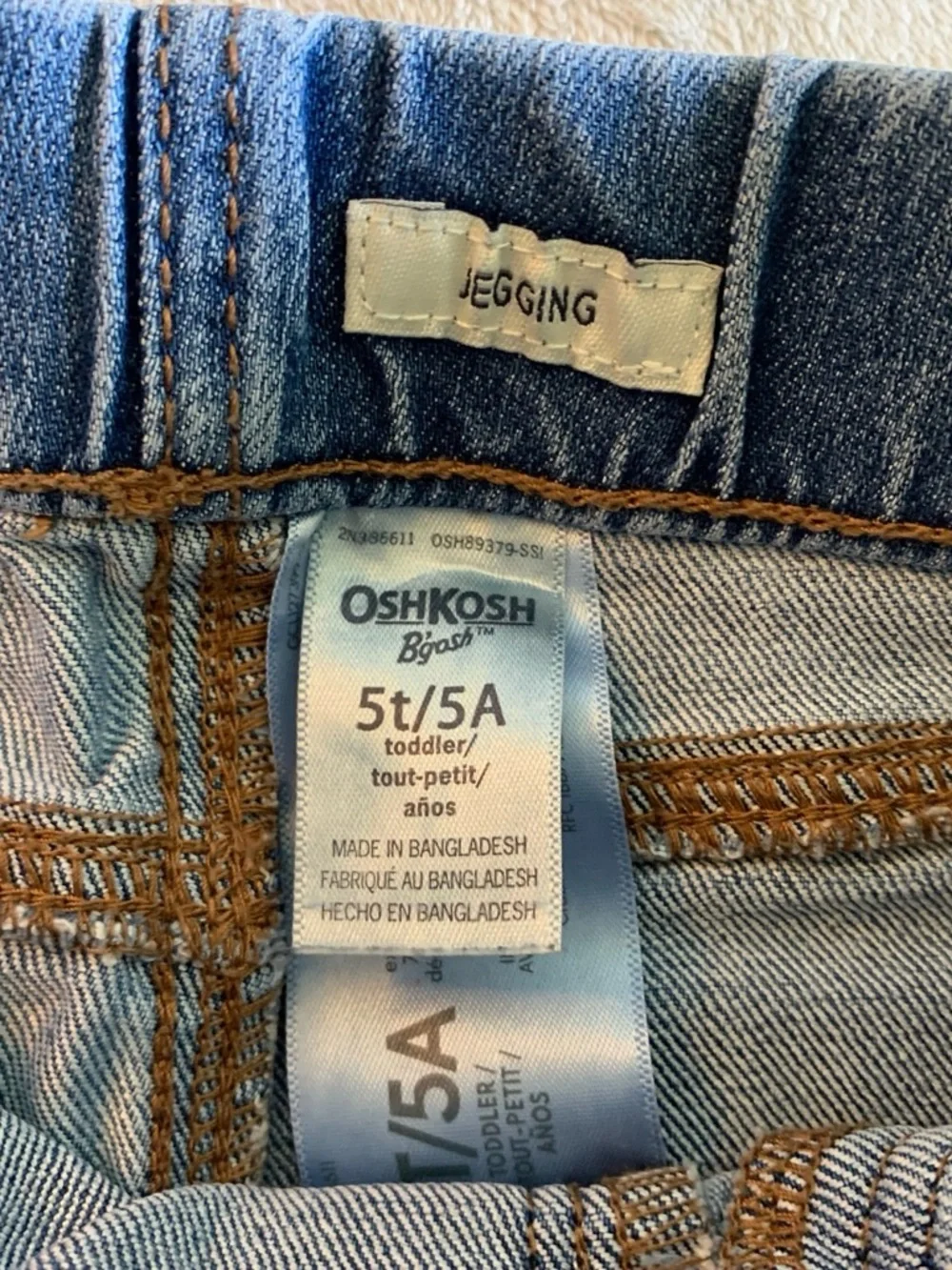 OshKosh B'gosh Girls' Skinny Jeans in Medium Blue Wash